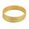 Textured Iron Beading Wire for Wire Wrap DIY Jewelry Making MW-L001-01C-G-1