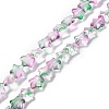 Transparent Glass Beads Strand X1-GLAA-F112-04D-1