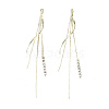 Brass Chain Tassel Big Pendants X-KK-R129-11G-1