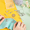 Sewing Theme Alloy Locking Stitch Markers HJEW-UN00020-3