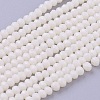 Imitation Jade Glass Beads Strands X-GLAA-G045-A21-1