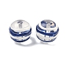 Transparent Glass Enamel Beads GLAA-P078-01A-05-1