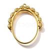 Alloy Open Back Bezel Pendants PALLOY-I223-18G-1