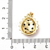 Brass Micro Pave Cubic Zirconia & Enamel Pendants KK-F917-04A-01-3