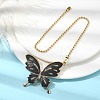 Butterfly Alloy Rhinestone Ceiling Fan Pull Chain Extenders FIND-JF00115-05-2