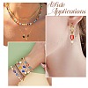 40Pcs 10 Styles Zinc Alloy Enamel Beads FIND-CJ0003-77-7