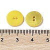 Spray Paint Natural Freshwater Shell Button BSHE-H018-15A-3