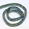 Electroplate Non-magnetic Synthetic Hematite Heishi Beads Strands G-J171A-4x4mm-04-2