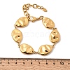Textured 316L Surgical Stainless Steel Link Chain Bracelets for Women BJEW-D454-03G-5