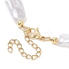 Plastic Imitation Pearl with Acrylic Beaded Necklaces for Women NJEW-JN04662-5