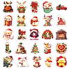 50Pcs Christmas Theme Cartoon Paper Stickers DIY-P085-08-6