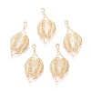 Brass Pendants KK-E760-09G-NF-1