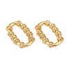 Brass Micro Pave Cubic Zirconia Linking Rings KK-D160-63G-1