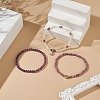 3Pcs 3 Style Natural Mixed Gemstone Beaded Stretch Bracelets Set BJEW-JB08999-6