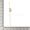 Brass Crystal Rhinestone Ear Wrap Crawler Hook Earrings for Women EJEW-C097-04G-05-3
