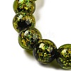 Handmade Dichroic Foil Glass Beads Strands DICH-U001-05B-3