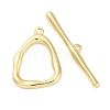 Brass Toggle Clasps KK-Z084-06G-2