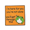 I'm Here for You You're Not Alone Alloy Brooches JEWB-M046-17A-1