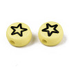 Opaque Acrylic Beads MACR-N008-33F-3