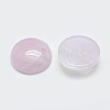 Natural Rose Quartz Cabochons G-G760-B02-16-2