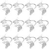 Butterfly Iron Napkin Rings AJEW-WH20070-109S-6