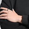 304 Stainless Steel Rotating Finger Rings for Men WG3AF6B-02-2