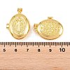 Religion Brass Locket Pendants KK-D232-21G-02-3