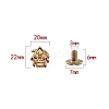 Zinc Alloy Decorative Buttons PW-WG6A501-32-1