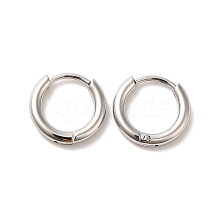 Non-Tarnish 304 Stainless Steel Huggie Hoop Earrings EJEW-XCP0001-10P