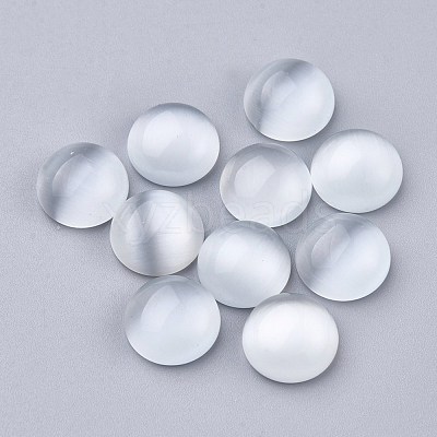 Cat Eye Cabochons GLAA-P039-A06-10mm-1