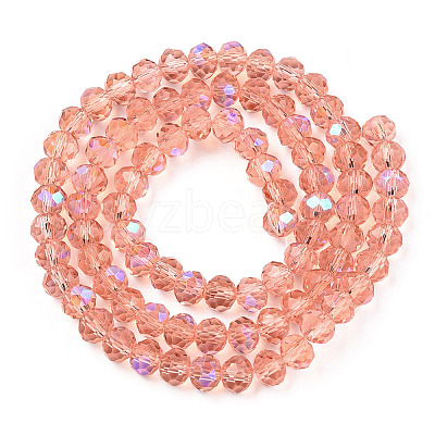 Electroplate Glass Beads Strands LS-EGLA-A034-T8mm-L24-1