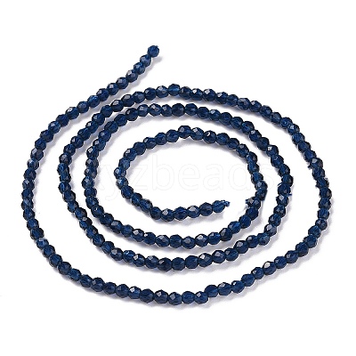 Transparent Glass Beads Strands GLAA-H021-04-28-1