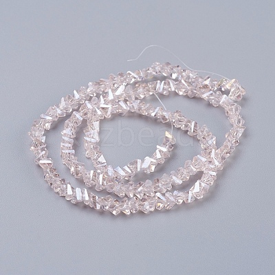 Electroplate Glass Beads Strands EGLA-J146-4mm-AB02-1