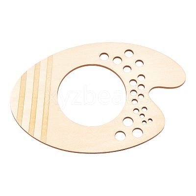 1Pc Wood Paint Brush Holders WOOD-BC0001-28-1