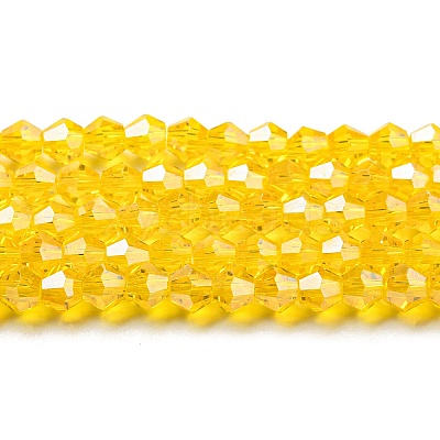Transparent Electroplate Glass Beads Strands LS-GLAA-F029-2mm-C22-1