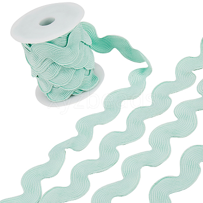 9 Yards Polyester Wavy Fringe Trim Ribbon OCOR-XCP0002-93B-1