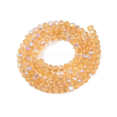 Electroplate Glass Beads Strands EGLA-A044-T3mm-L23-1