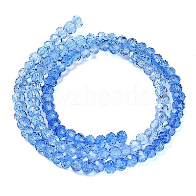 Transparent Painted Glass Beads Strands DGLA-A034-T2mm-A01-1