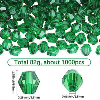 82g Transparent Acrylic Beads TACR-SC0002-76-1