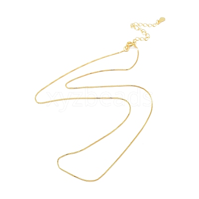 925 Sterling Silver Chain Necklace NJEW-A011-03A-G-1