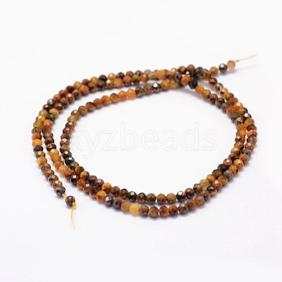 Natural Tiger Eye Beads Strands G-F460-61-1
