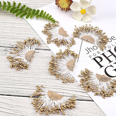 Polycotton(Polyester Cotton) Tassel Pendant Decorations LS-FIND-T041-12-1