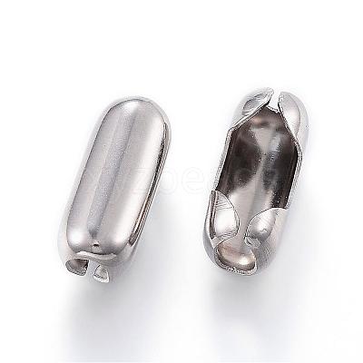 Tarnish Resistant 304 Stainless Steel Ball Chain Connectors STAS-K121-01-L-1