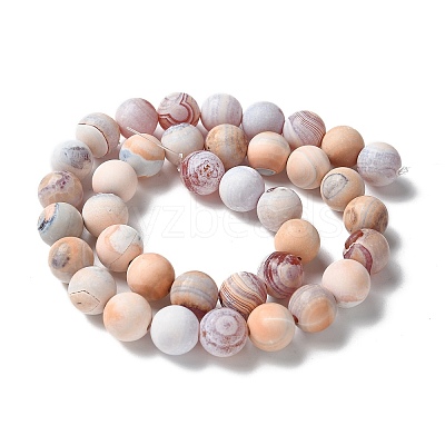 Natural Fire Crackle Agate Beads Strands G-G190-A01-01-1