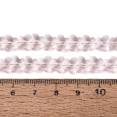 Transparent Glass Beads Strands GLAA-Q118-01A-B12-1