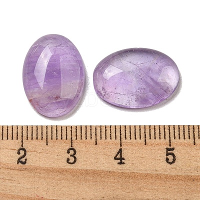 Natural Amethyst Cabochons G-C115-01A-25-1