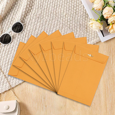 50Pcs Kraft Paper Clasp Envelopes for Storing AJEW-CP0009-98B-1