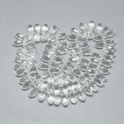 Glass Beads Strands X-EGLA-S142-6x12mm-10-1