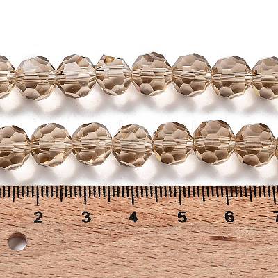Transparent Glass Bead Strands X-GLAA-G013-10mm-90-1