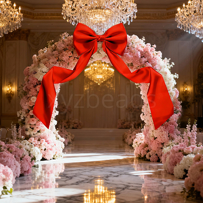 Cloth Big Bowknot Ornaments DIY-WH0308-957A-1